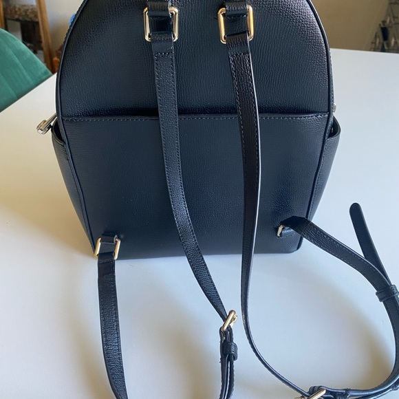 Henri Bendel Mini Black Backpack Gold Hardware - Picture 4 of 6